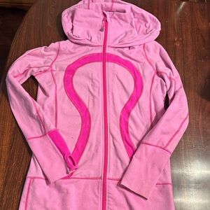 Lululemon Pink Hooded Zip-Up Jacket